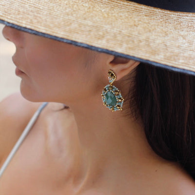 Shades of Riviera earrings