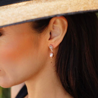 Blush Pearls Statement Ohrringe