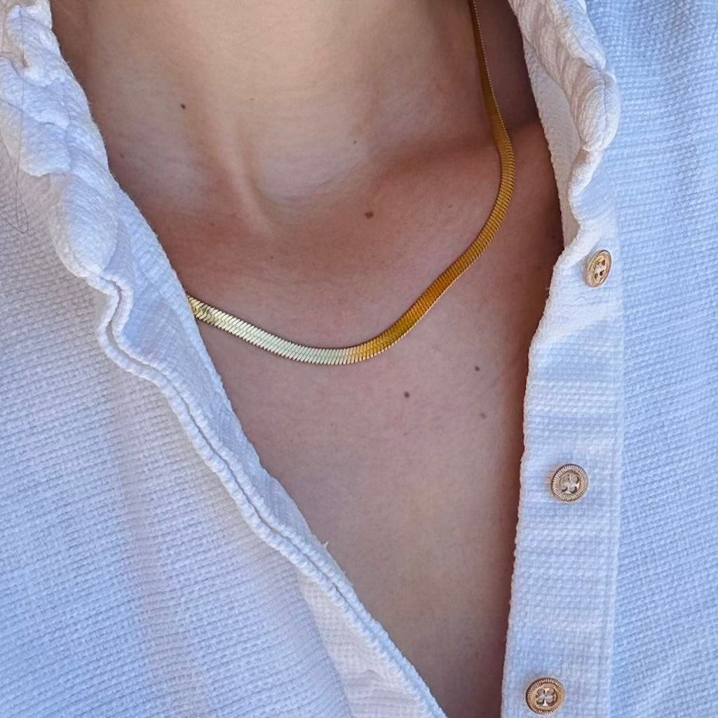 Golden Sleek Kette UNIKAT