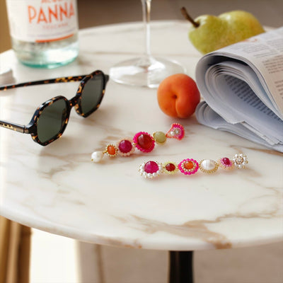 Summer Fruits statement earrings