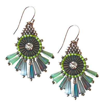 Triangle Green Ohrringe SALE