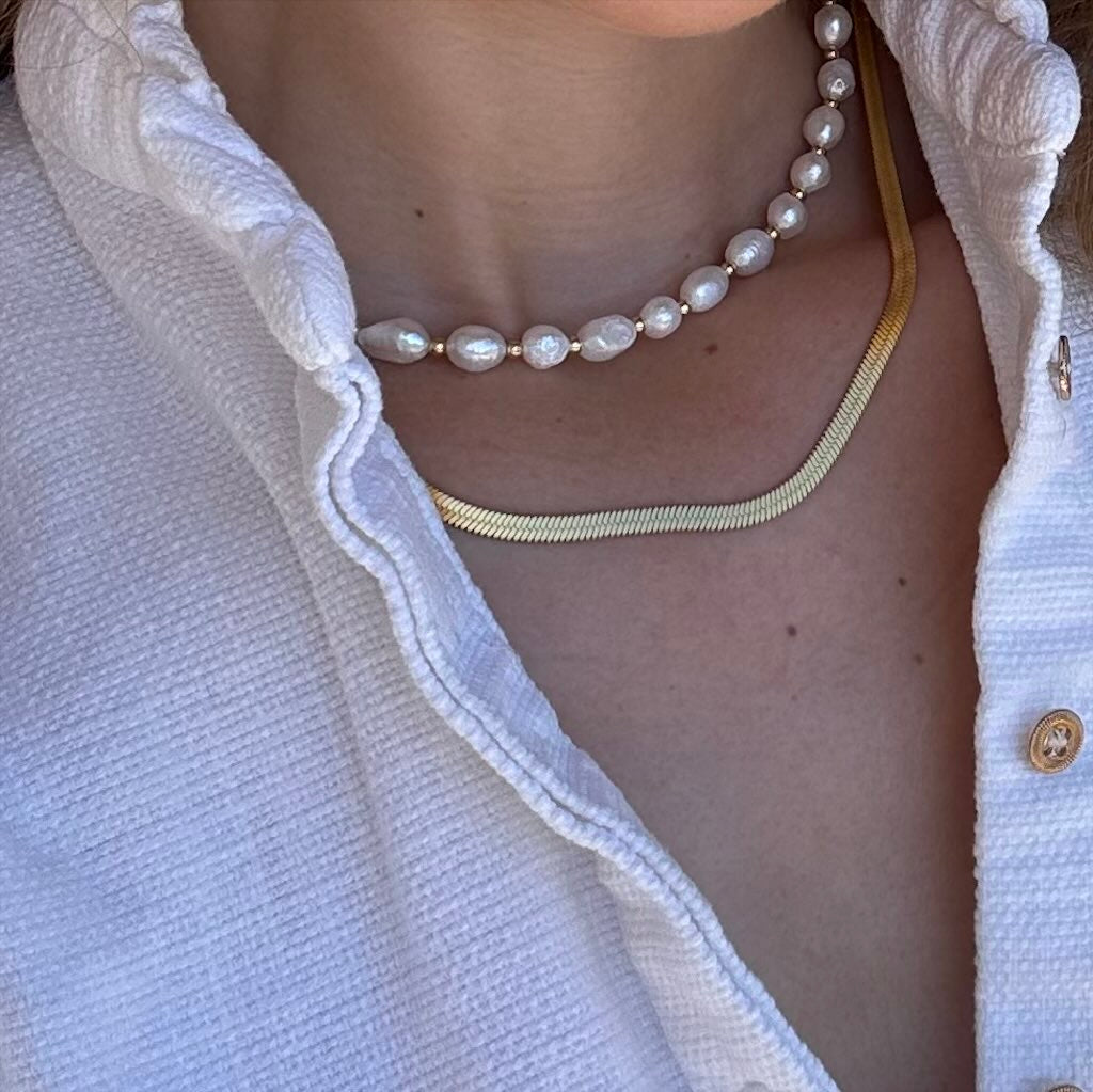 Golden Sleek Kette UNIKAT