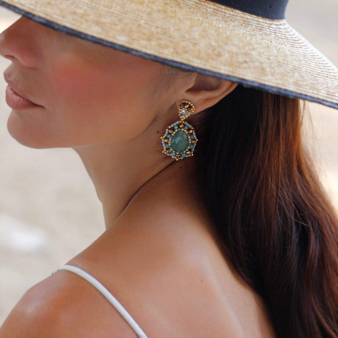 Shades of Riviera earrings