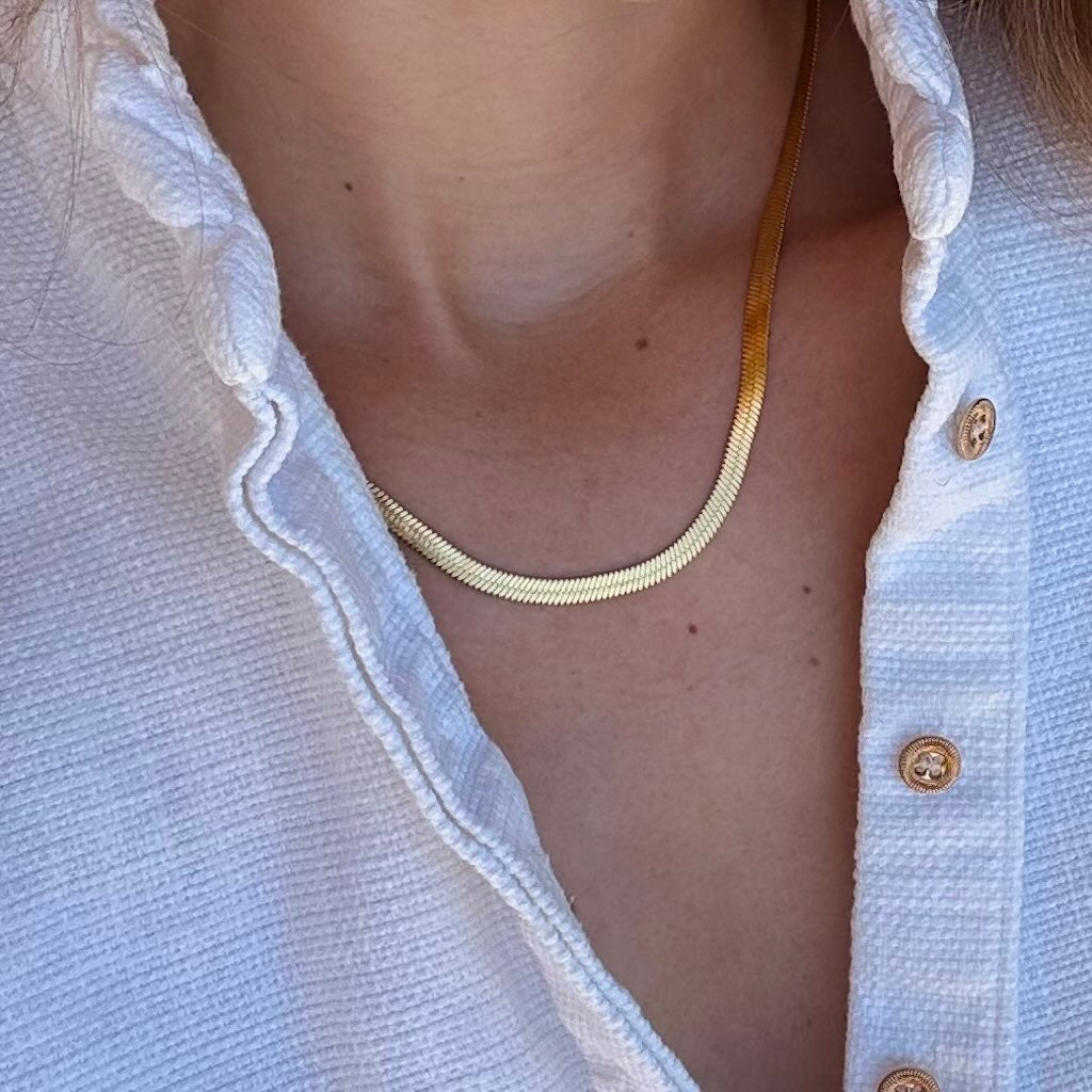 Golden Sleek Kette UNIKAT