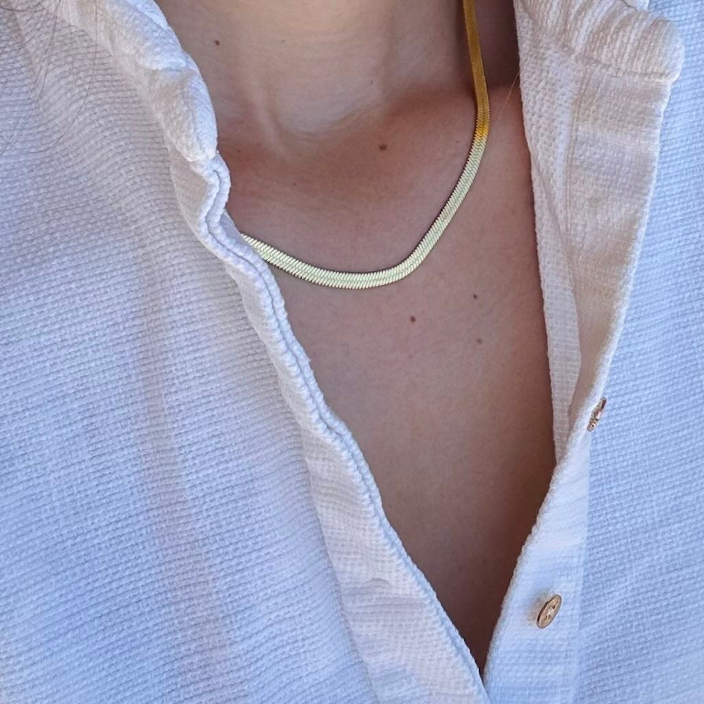 Golden Sleek Kette UNIKAT