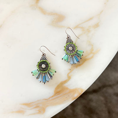 Triangle Green Ohrringe SALE