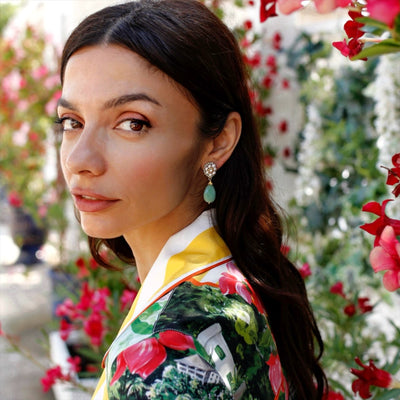 Riviera Spark statement earrings