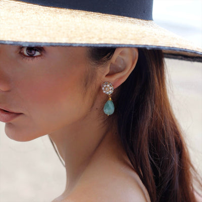 Riviera Spark statement earrings