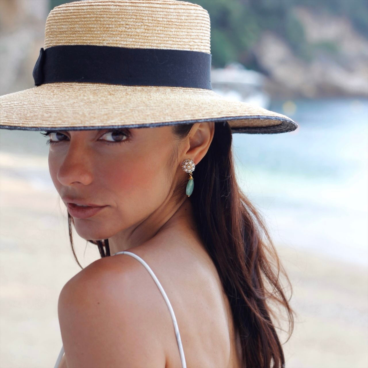Riviera Spark statement earrings