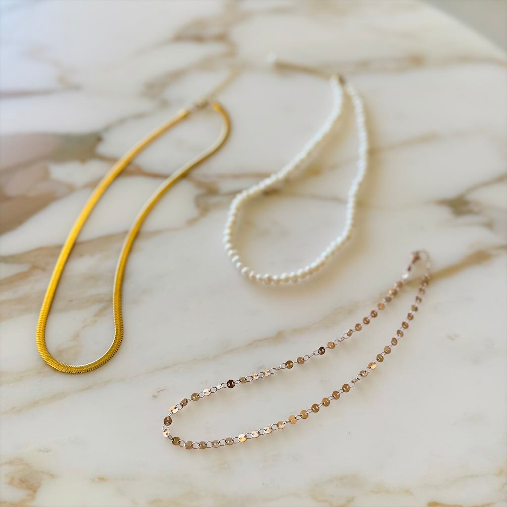 Golden Sleek Kette UNIKAT