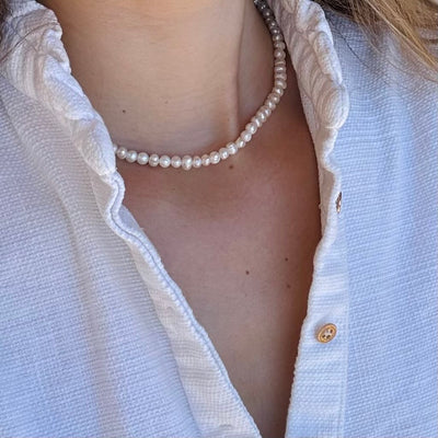 Classic Mini Pearls Perlenkette UNIKAT