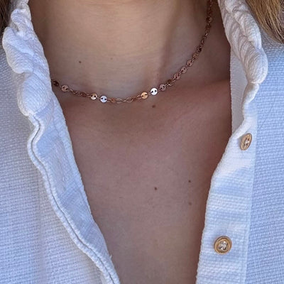 Anjuna Rosé Gold Kette UNIKAT