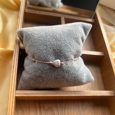 Silver Love Pink Bracelet SALE