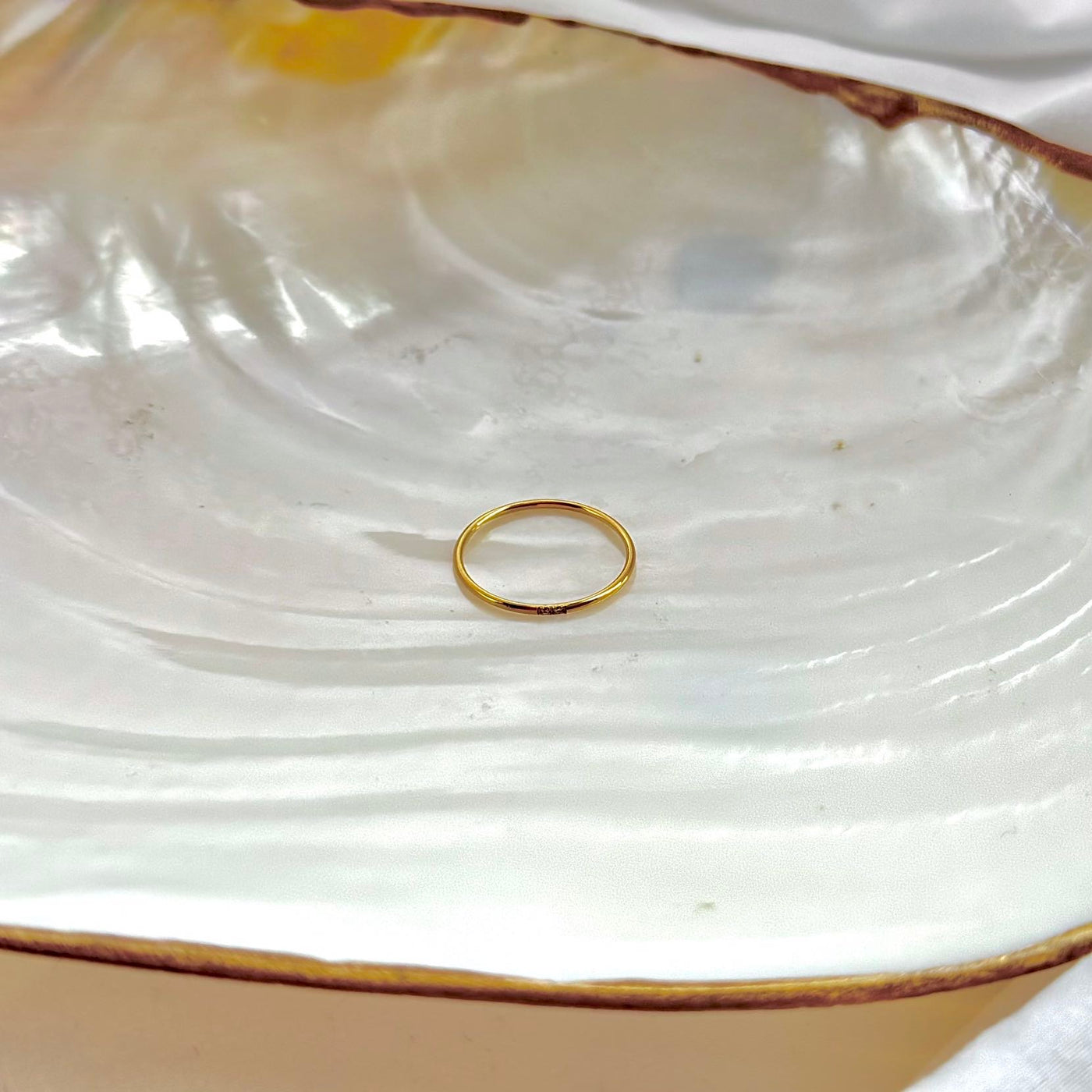 Two Crystal Gold Ring UNIKAT -62%
