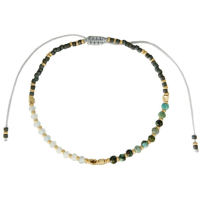 One bead strand of a bracelet set.
