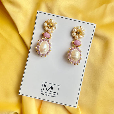 Eden Rock Lilac Earrings SALE -50%