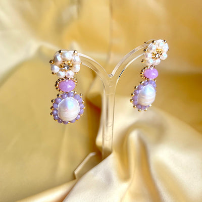 Eden Rock Lilac Earrings SALE -50%