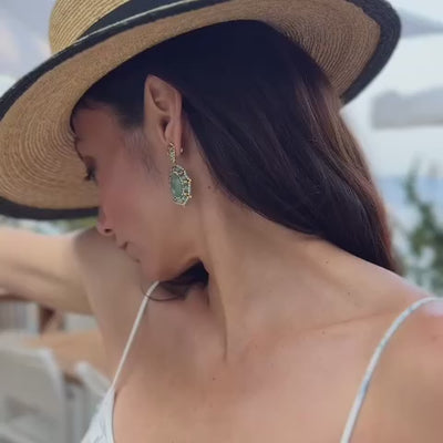 Shades of Riviera earrings