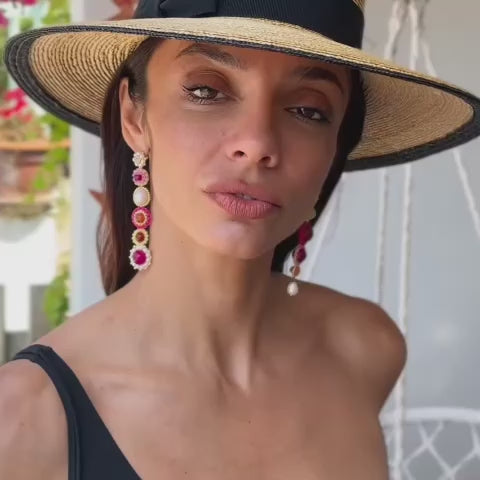 Summer Fruits statement earrings