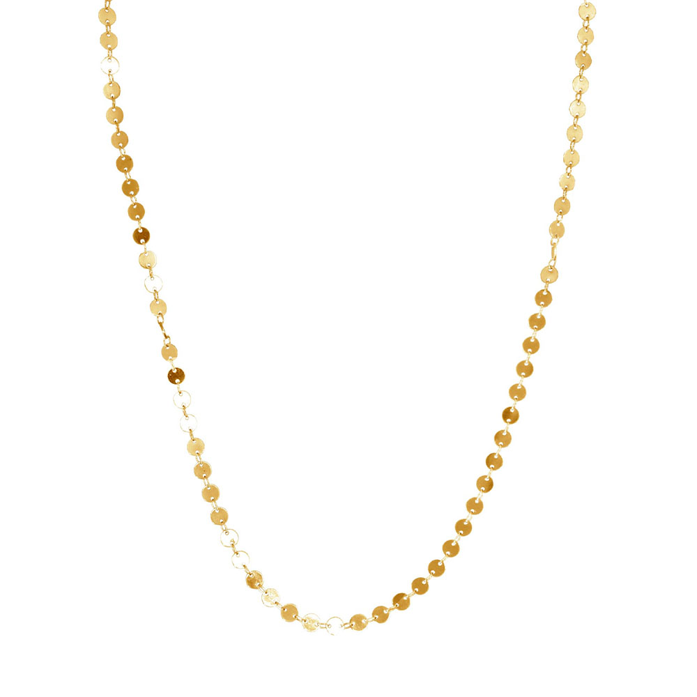 refined gold plated necklace